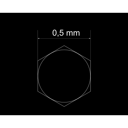 Imitacje śrub 0,5 mm – 120 szt.